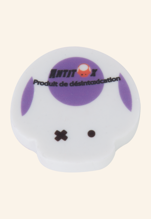 GOMME 4 X 4 CM A LA FORME