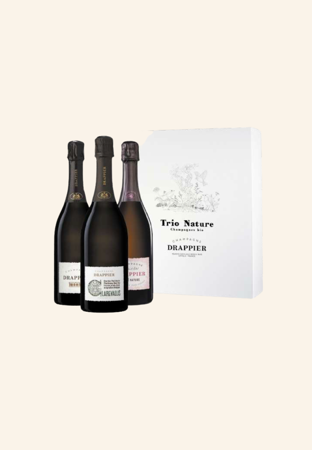 Coffret Drappier Trio Nature