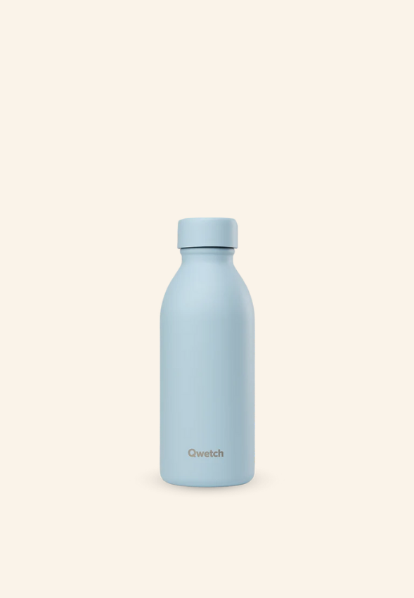 Bouteille 500 ml en acier inoxydable recyclé Qwetch
