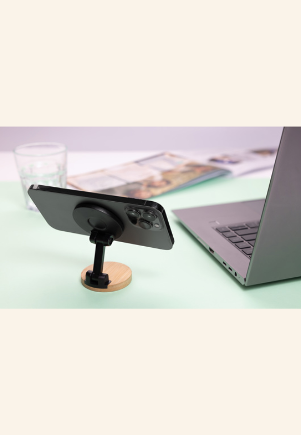 Support de téléphone magnétique en bambou Eléonore