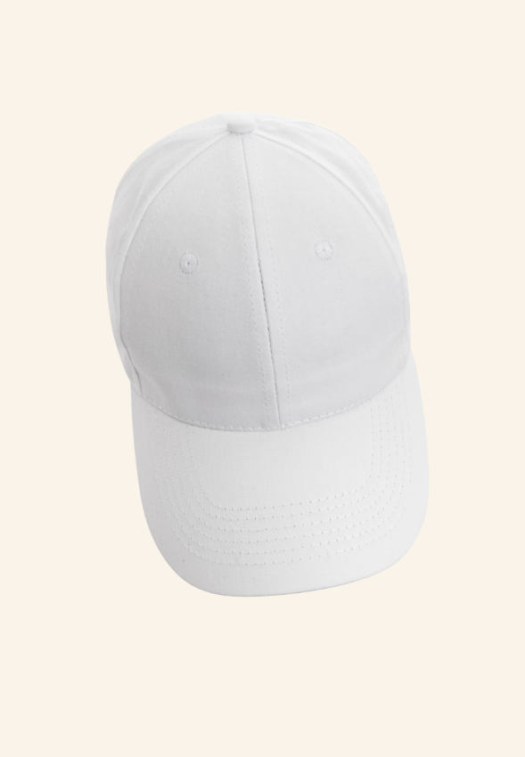 Casquette 6 panneaux en coton recyclé 190gr Maïlora