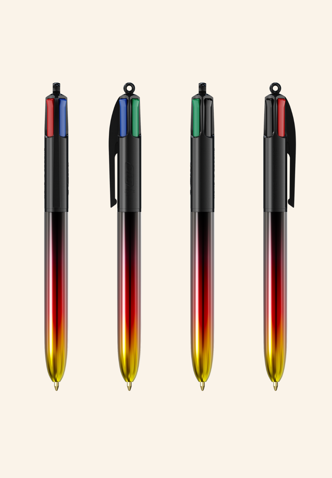 Stylo BIC 4 couleurs Flavie Flags