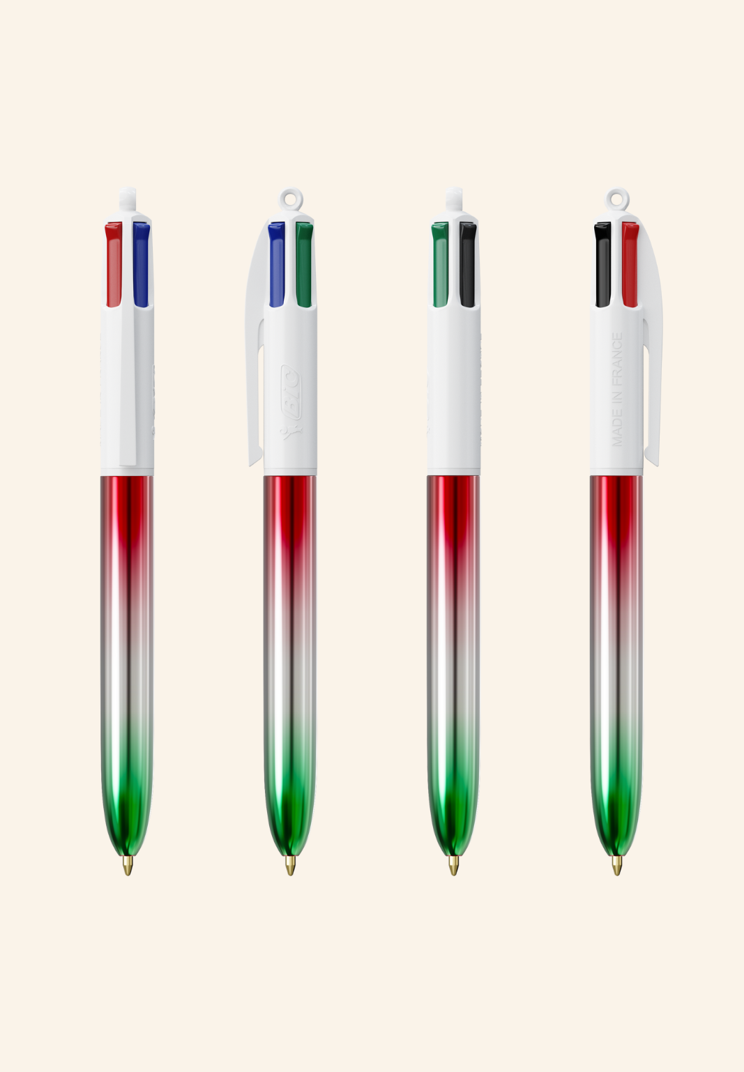 Stylo BIC 4 couleurs Flavie Flags