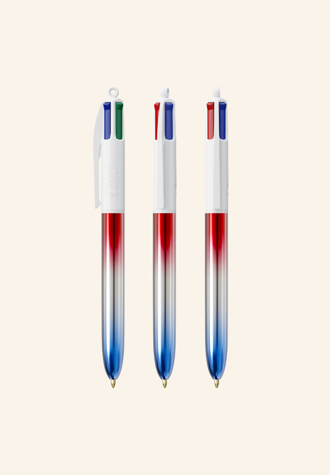 Stylo BIC 4 couleurs Flavie Flags