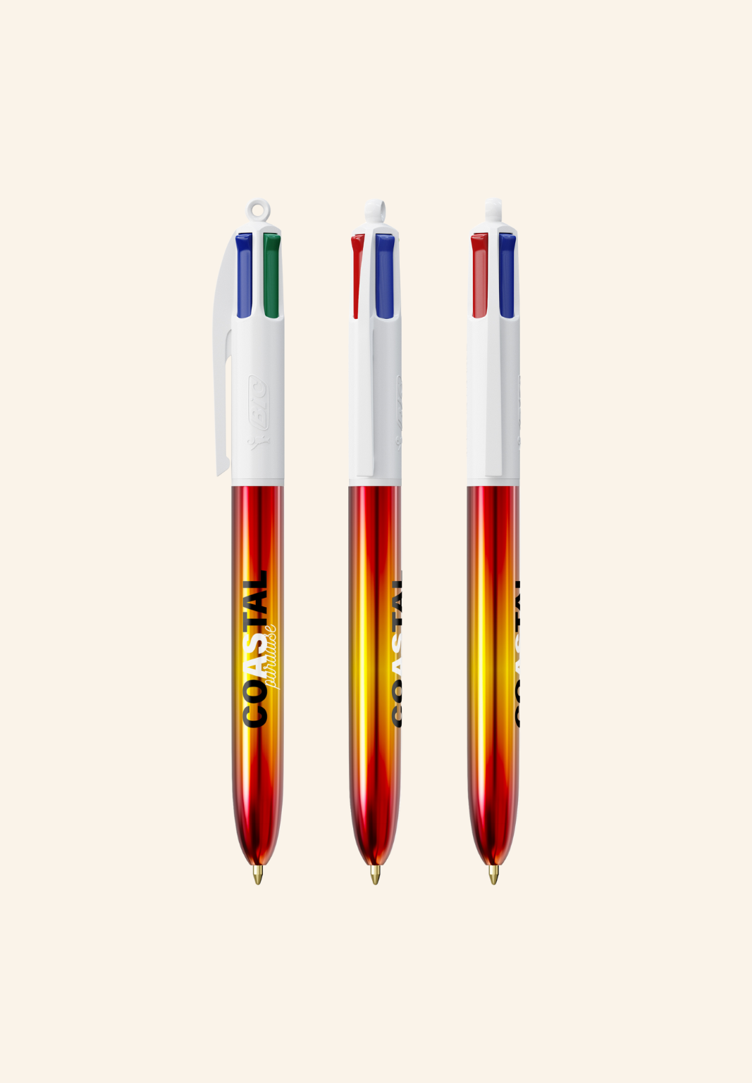 Stylo BIC 4 couleurs Flavie Flags