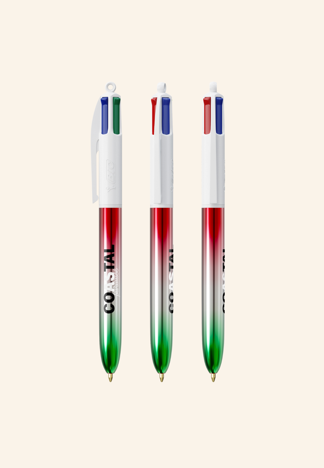 Stylo BIC 4 couleurs Flavie Flags