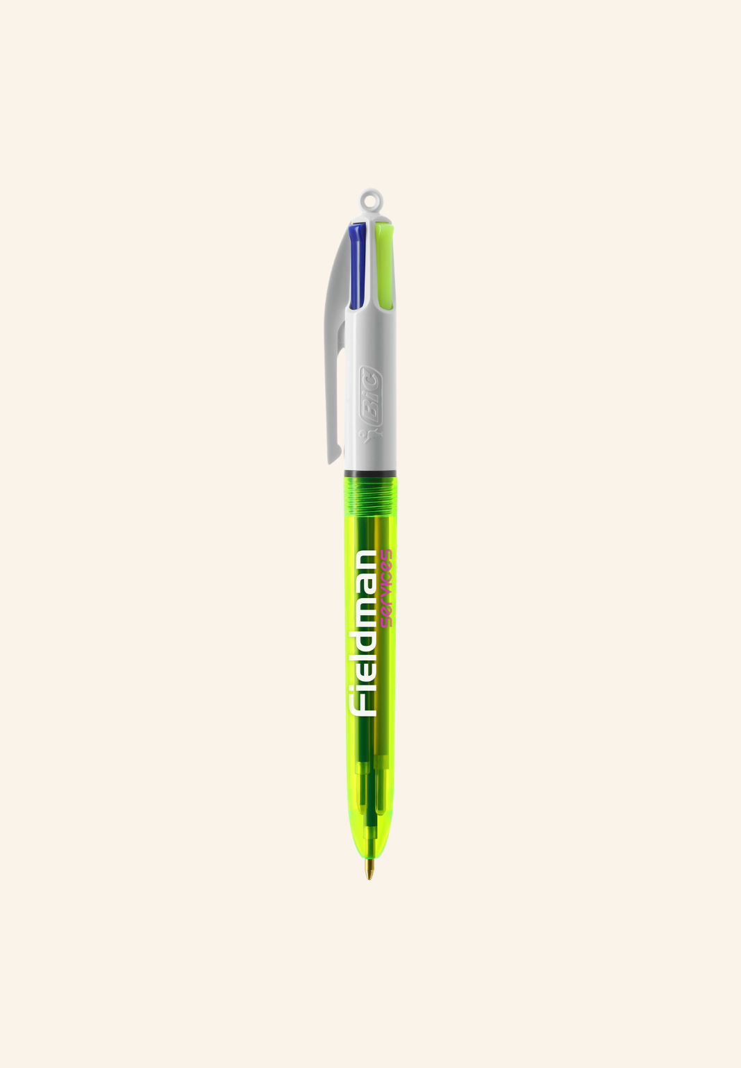 Stylo BIC 4 couleurs Florence Fluo