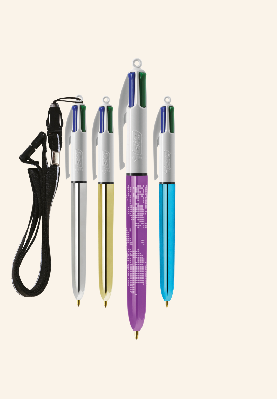 Stylo BIC 4 couleurs Shany