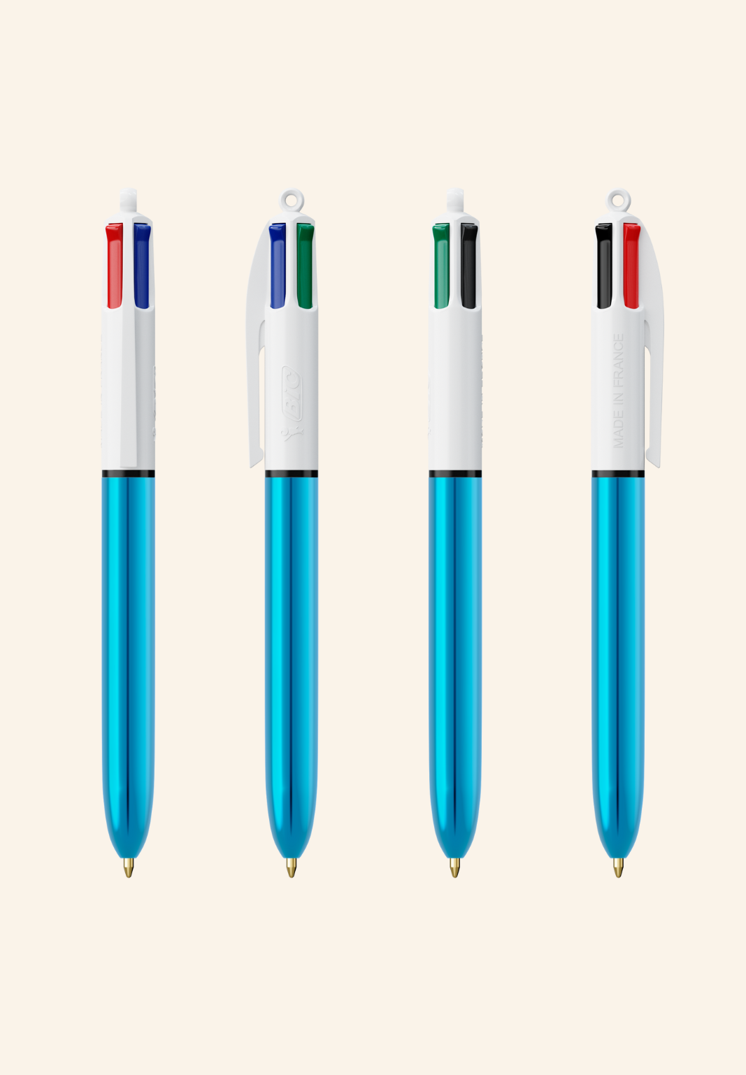 Stylo BIC 4 couleurs Shany
