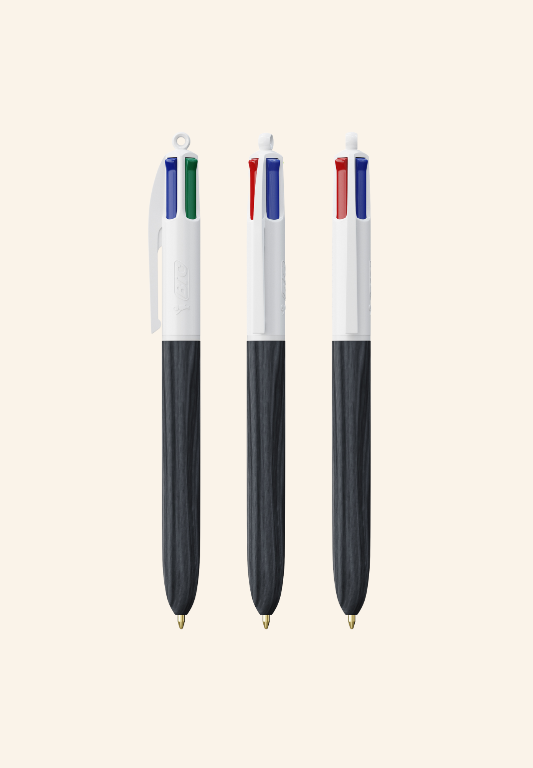 Stylo BIC 4 couleurs Waren Wood Style