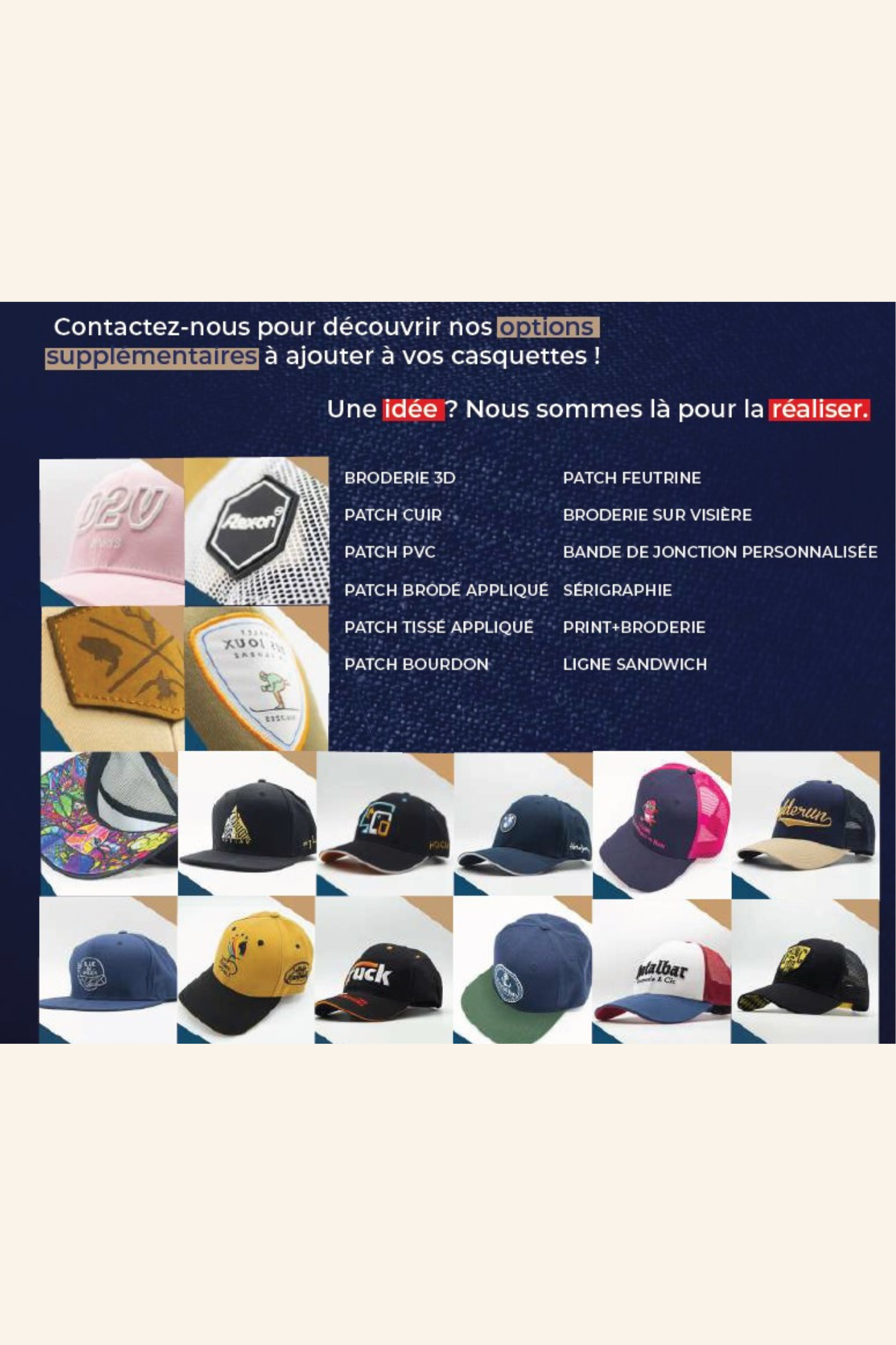 Casquette CLASSIC Premium L'Atelier