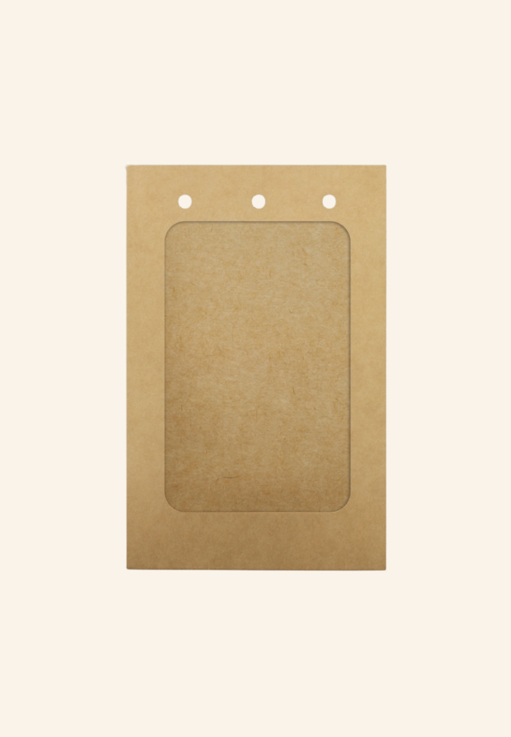 Porte-badge en papier kraft Naperville