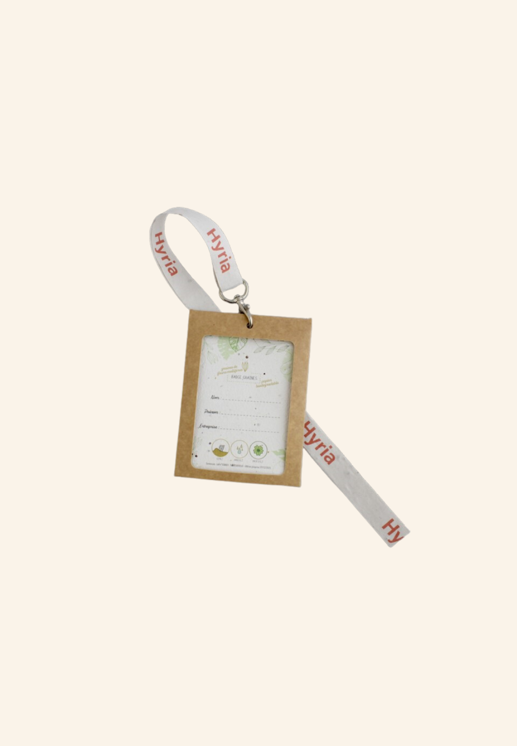 Porte badge à semer Charlotte
