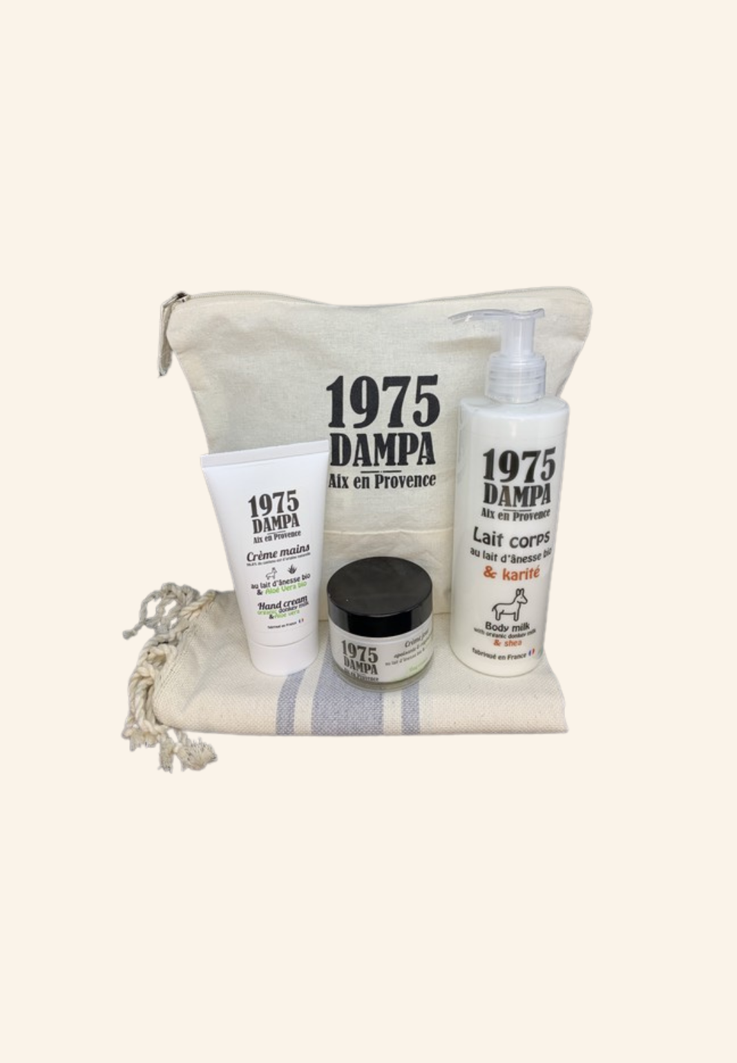 Trio crèmes et serviette Gasparde