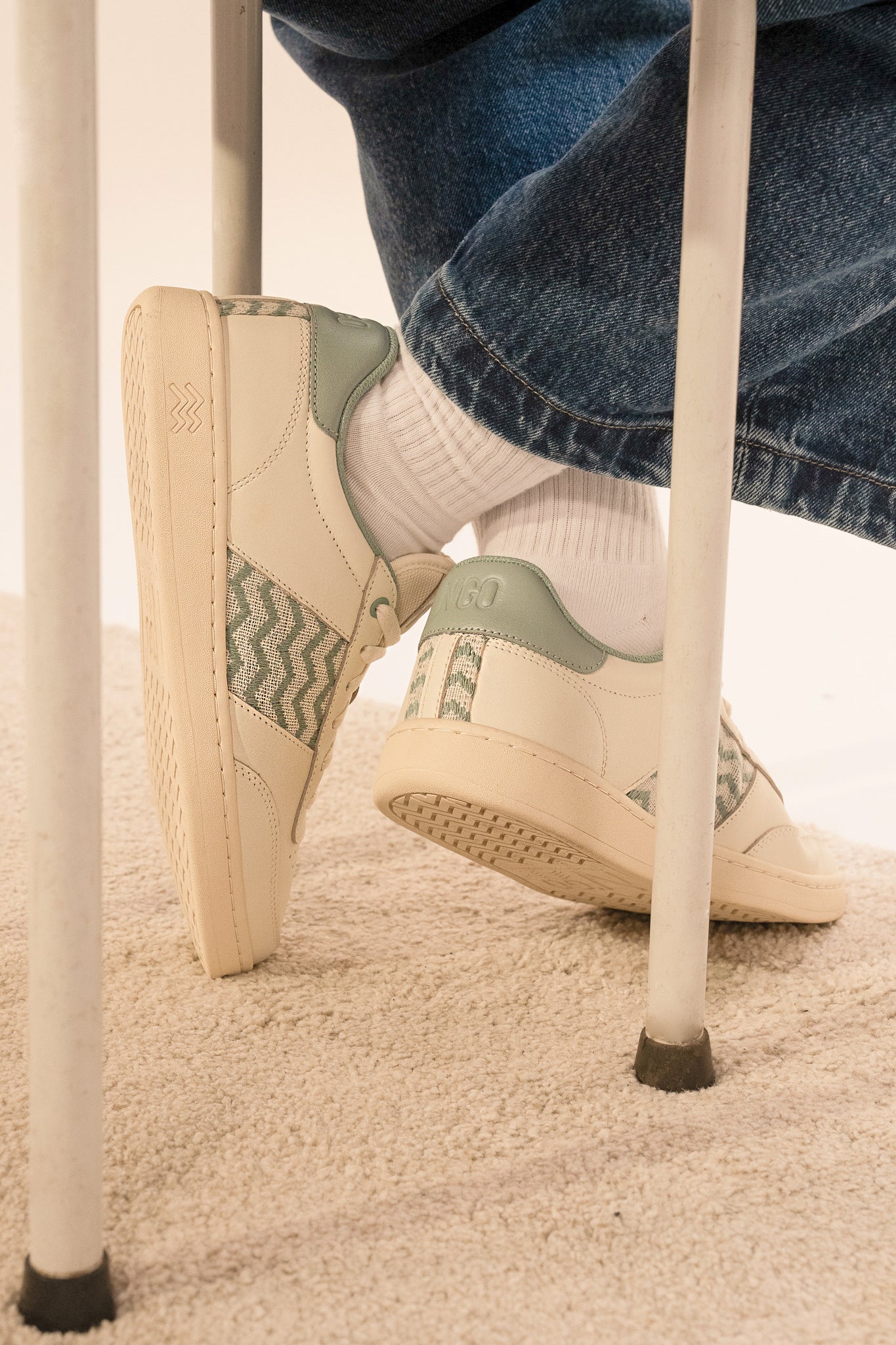 Chaussure N’GO Vert sauge Paris