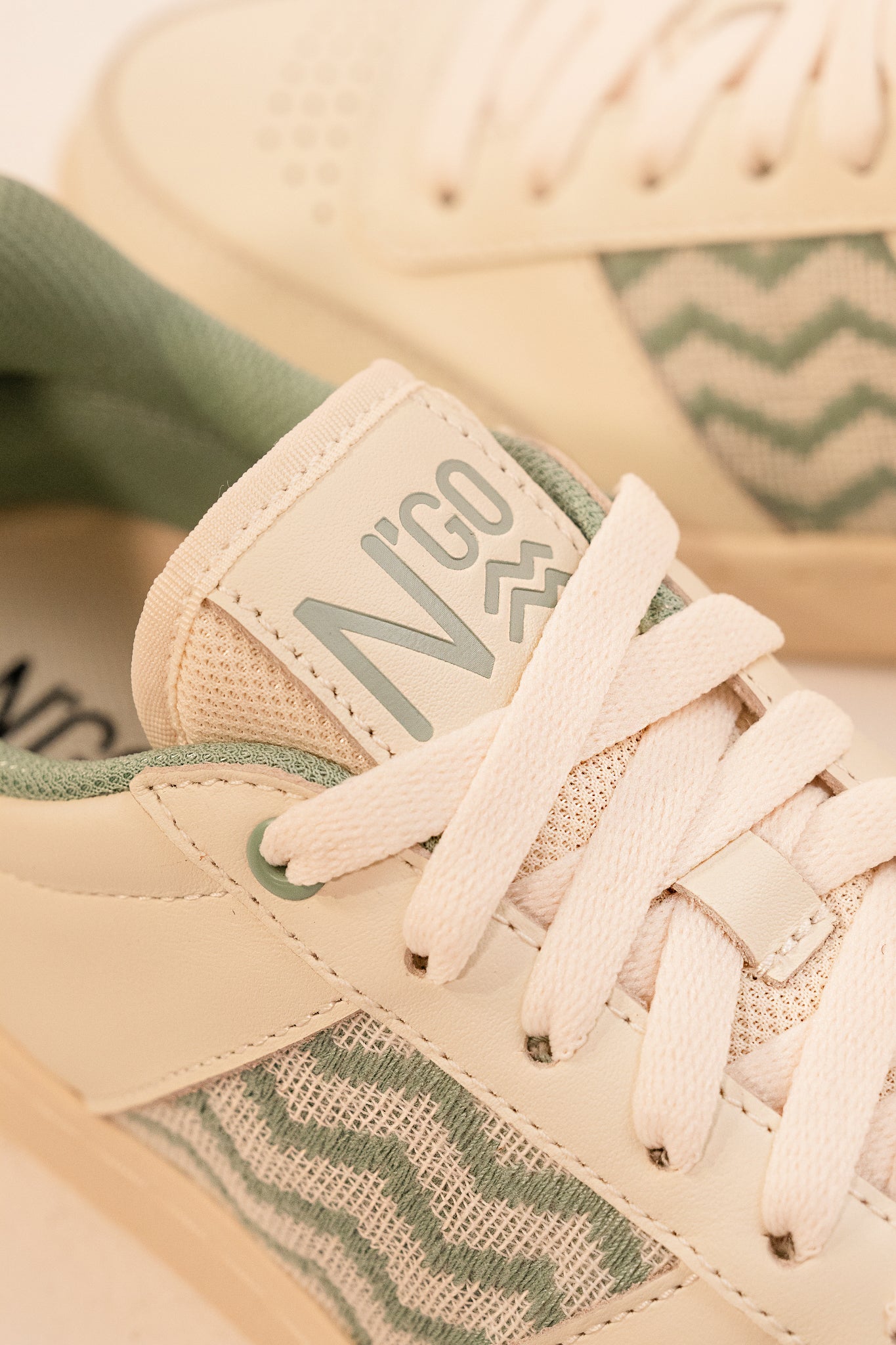 Chaussure N’GO Vert sauge Paris