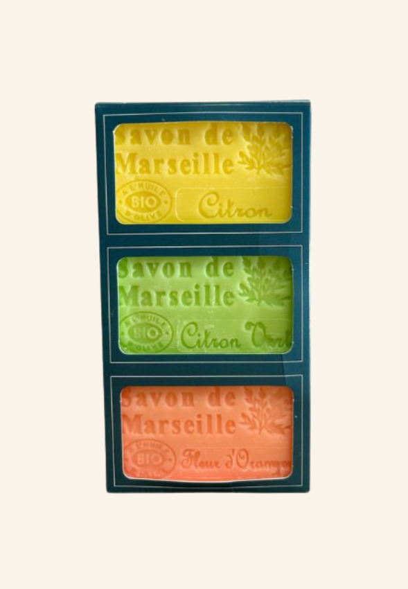 Coffret de 3 savons de Marseille Romilien