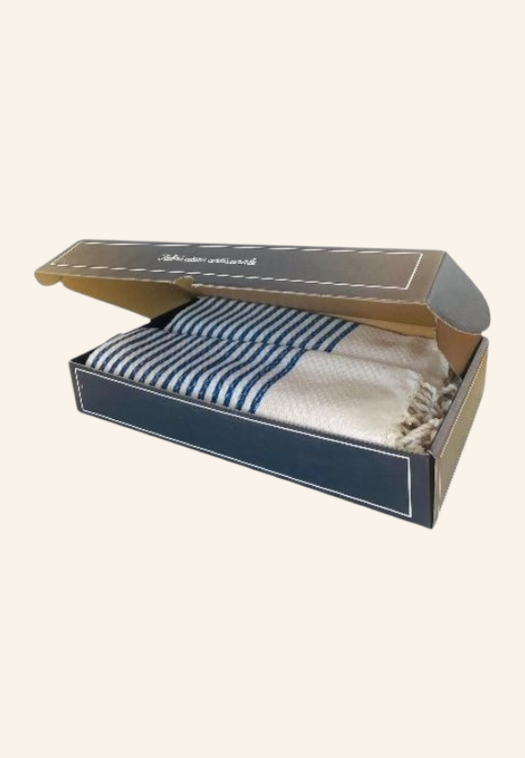 Coffret de plage duo de foutas Cerisette