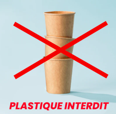 2026 : Fin des gobelets en carton plastifié :