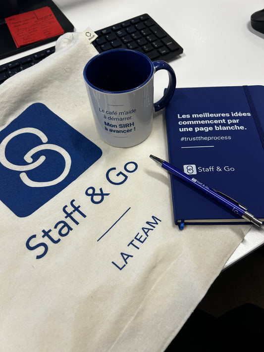 Réalisation Staff &amp; Go : welcome pack pour la team