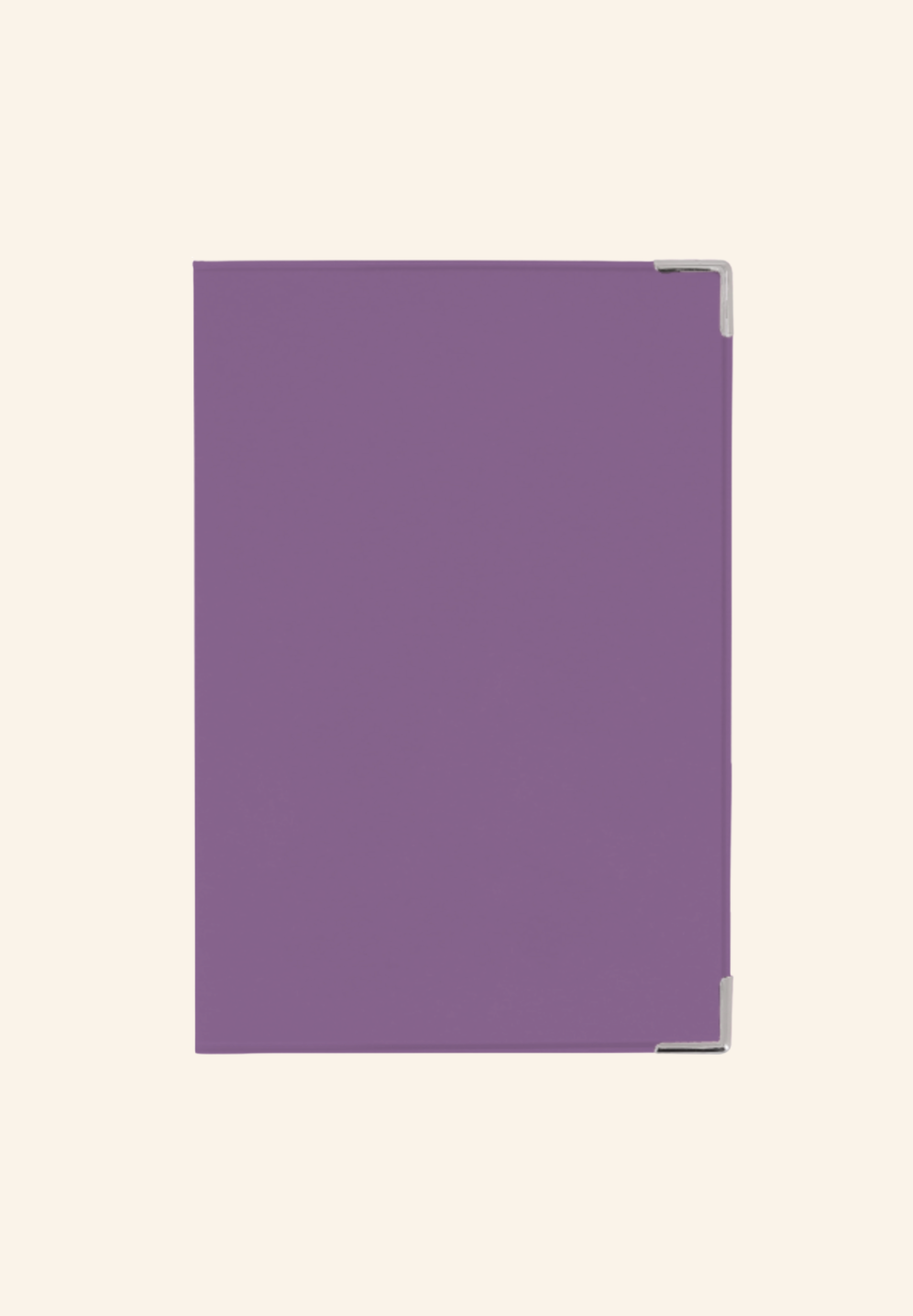 Porte-carte grise PVC mat Augustin