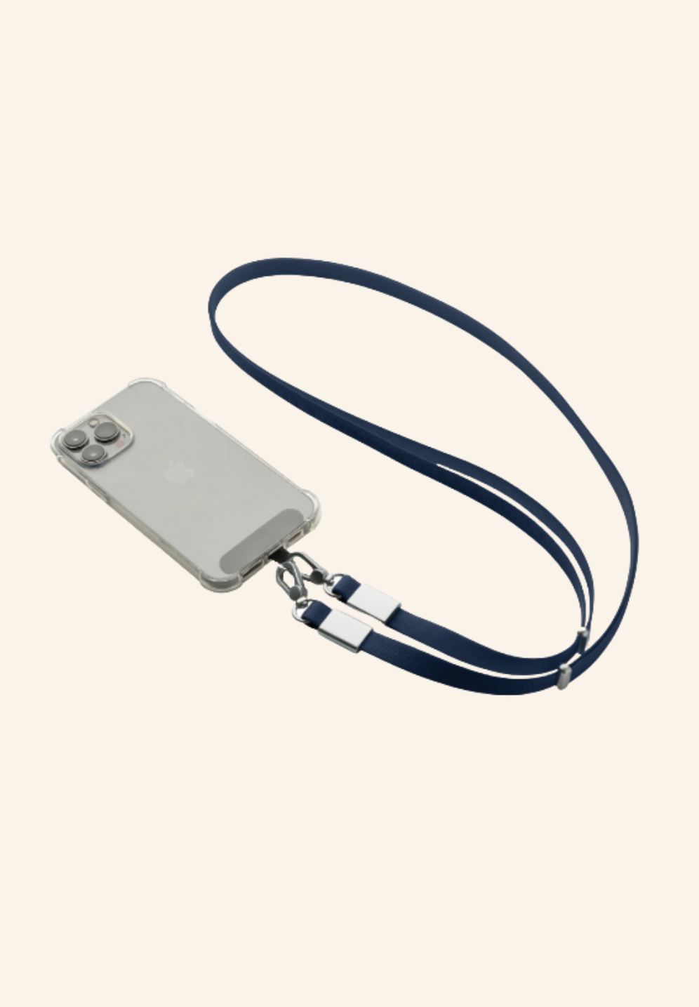 Tour de cou bandoulière téléphone NIVO en rPET recyclé