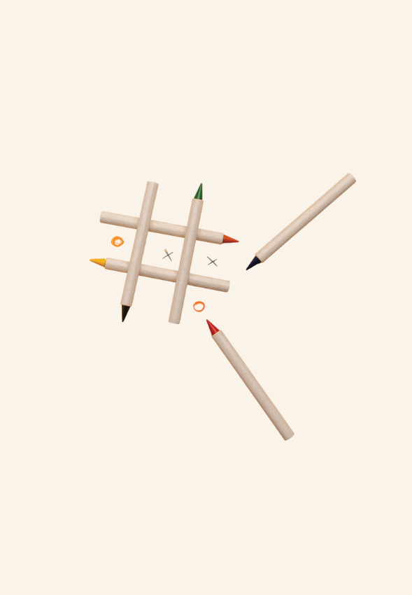 Set de 6 crayons de couleur Ysalin