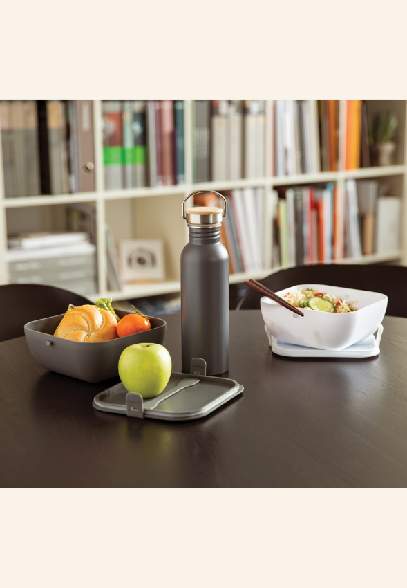 Bouteille 710ml en acier inoxydable SteelBamboo