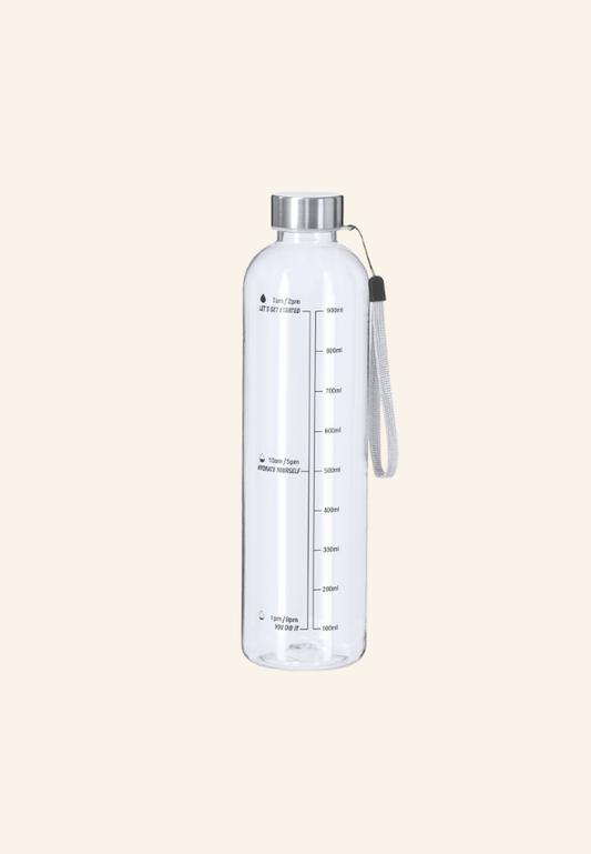 Bouteille transparente en rPET 1L Tavrix