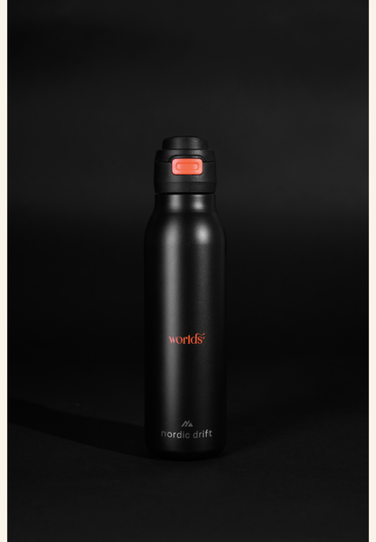Bouteille 750 cL acier inoxydable recyclé NORDERIFT
