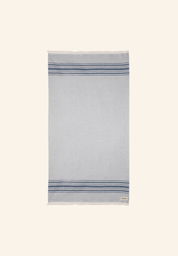 Serviette hammam en coton 100x180 Soléane