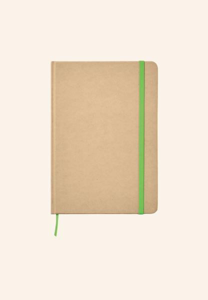 Carnet A5 160 pages en carton recyclé Lucien