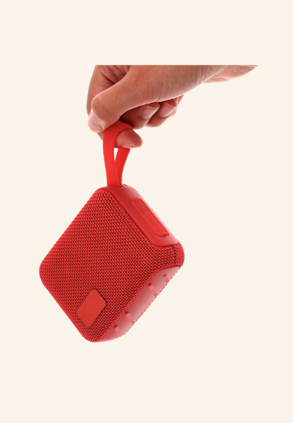 Haut-parleur stéréo bluetooth compact en RPET  Virelo