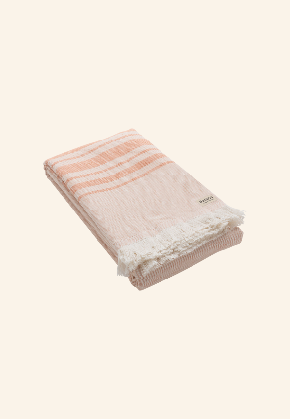 Serviette hammam en coton 100x180 Soléane