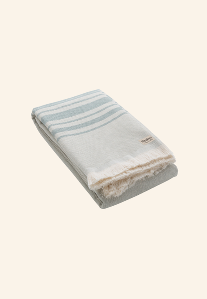 Serviette hammam en coton 100x180 Soléane