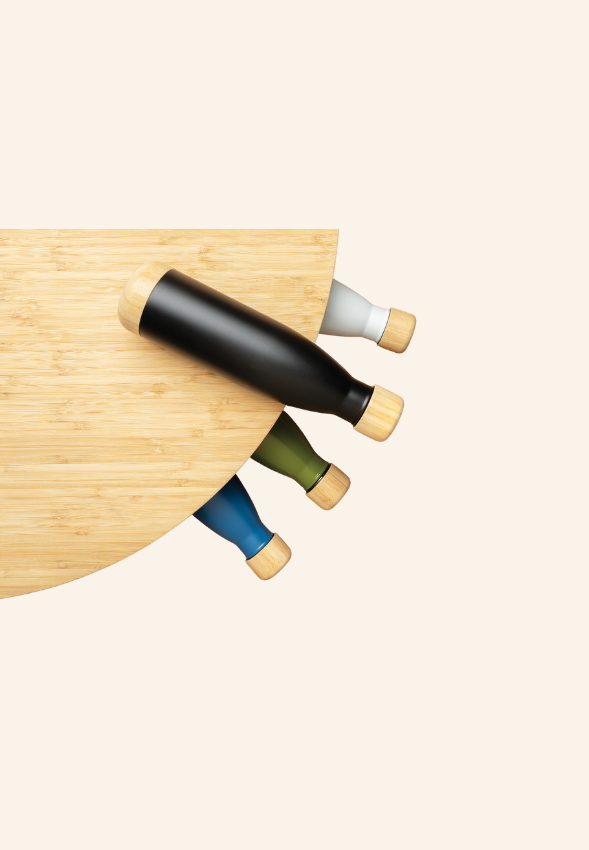 Bouteille 520 ml isotherme BambooThermo