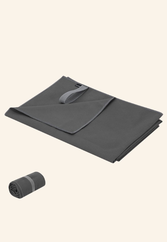 Serviette 130x80 ultra-absorbante compacte en RPET Drysel