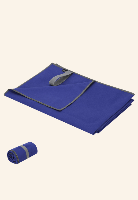 Serviette 130x80 ultra-absorbante compacte en RPET Drysel