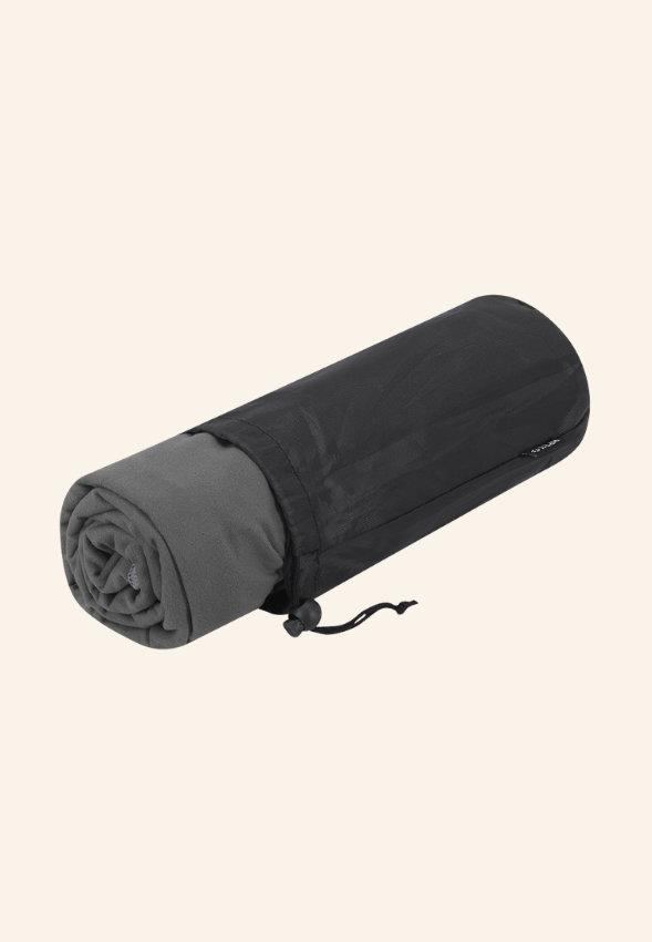 Serviette 130x80 ultra-absorbante compacte en RPET Drysel