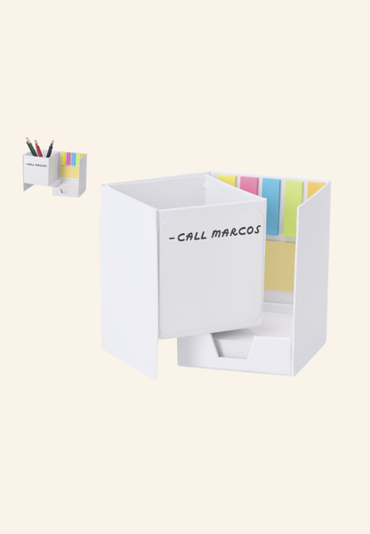 Cube de notes multifonction en carton recyclé Notivio