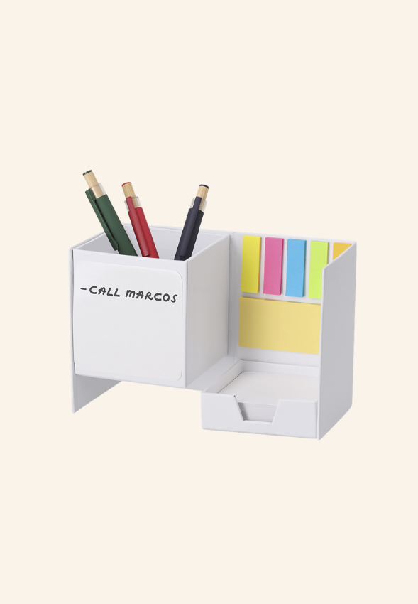 Cube de notes multifonction en carton recyclé Notivio