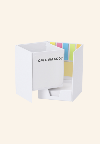 Cube de notes multifonction en carton recyclé Notivio