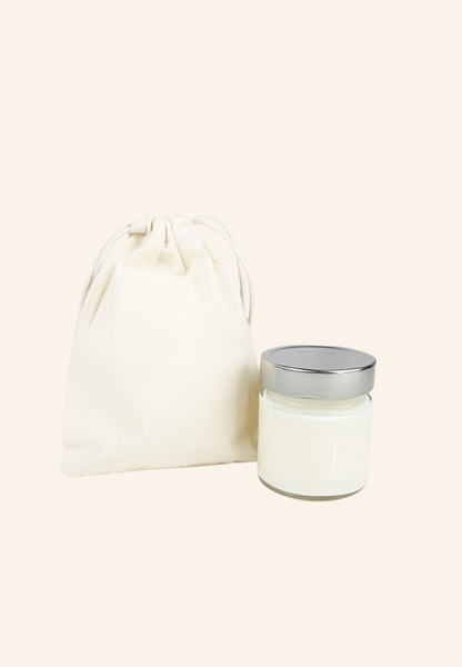 Bougie ronde végétale en cire 135g Floriane