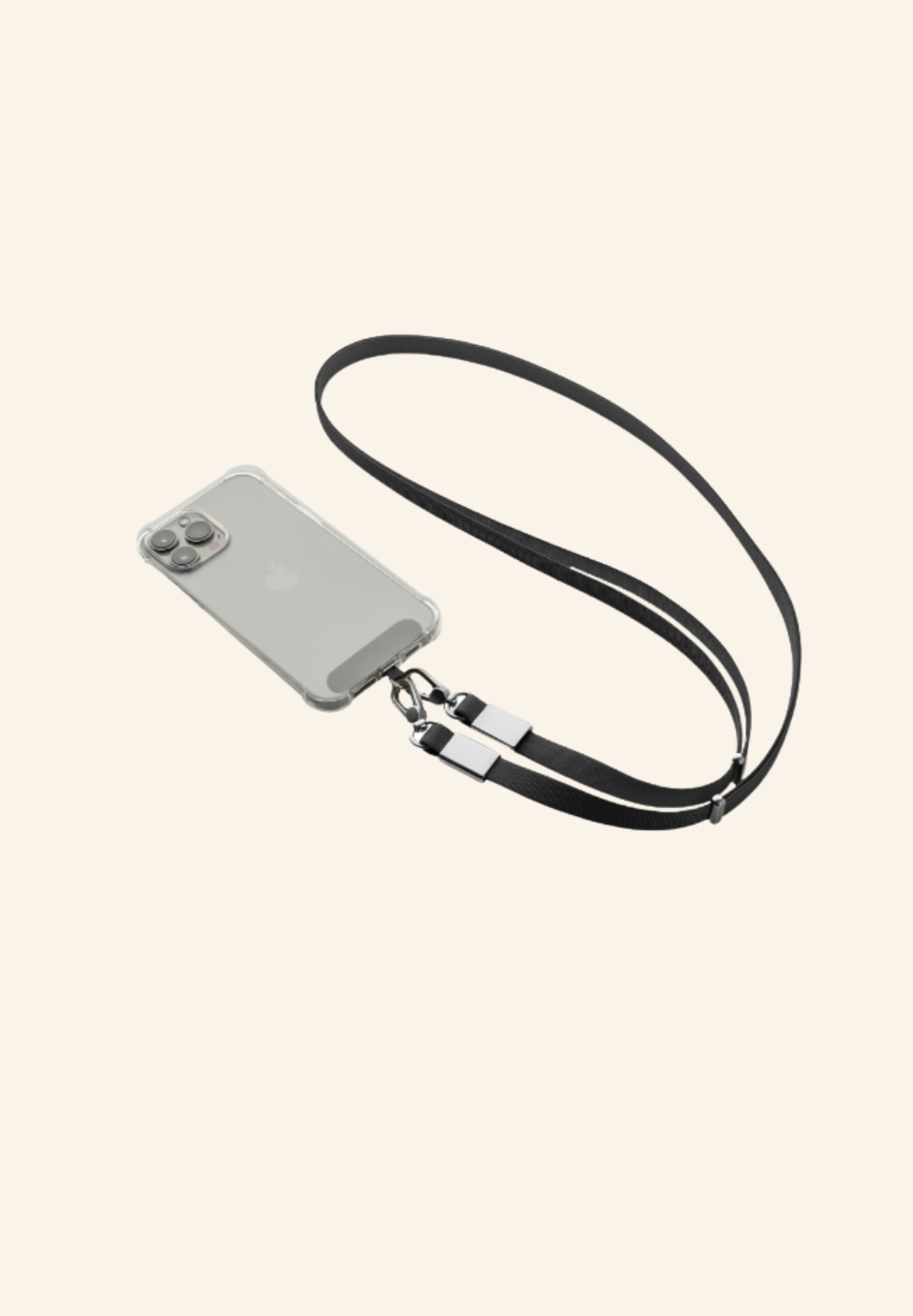 Tour de cou bandoulière téléphone NIVO en rPET recyclé