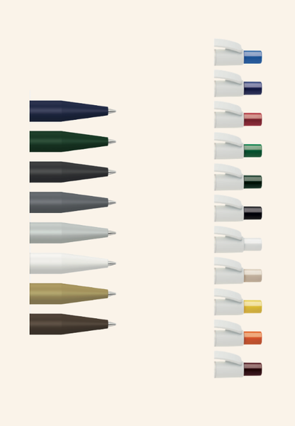 Stylo bille recyclé rétractable Alcéron