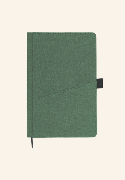 Carnet A5 en papier recyclé avec support téléphone Nino