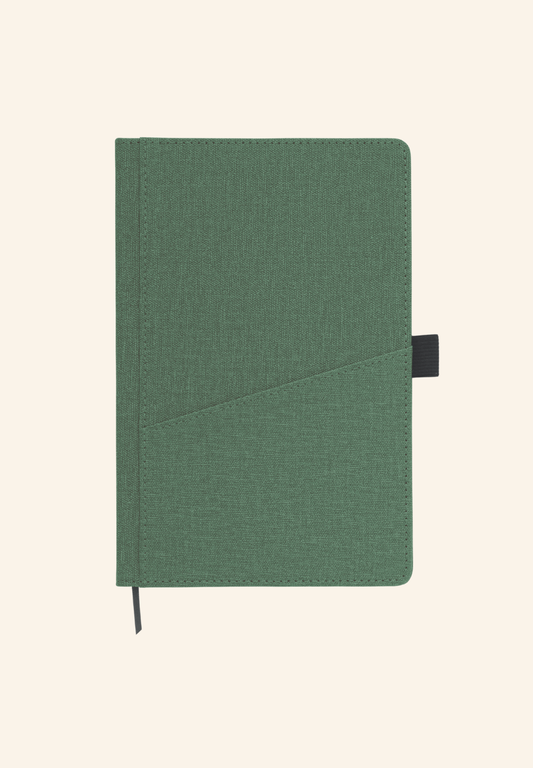 Carnet A5 en papier recyclé avec support téléphone Nino