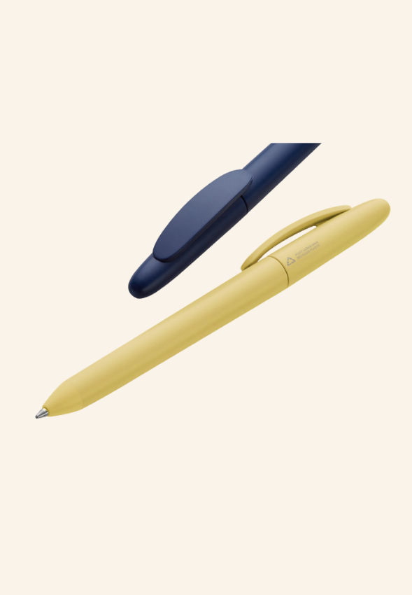 Stylo bille mat à rotation reyclé Valérian