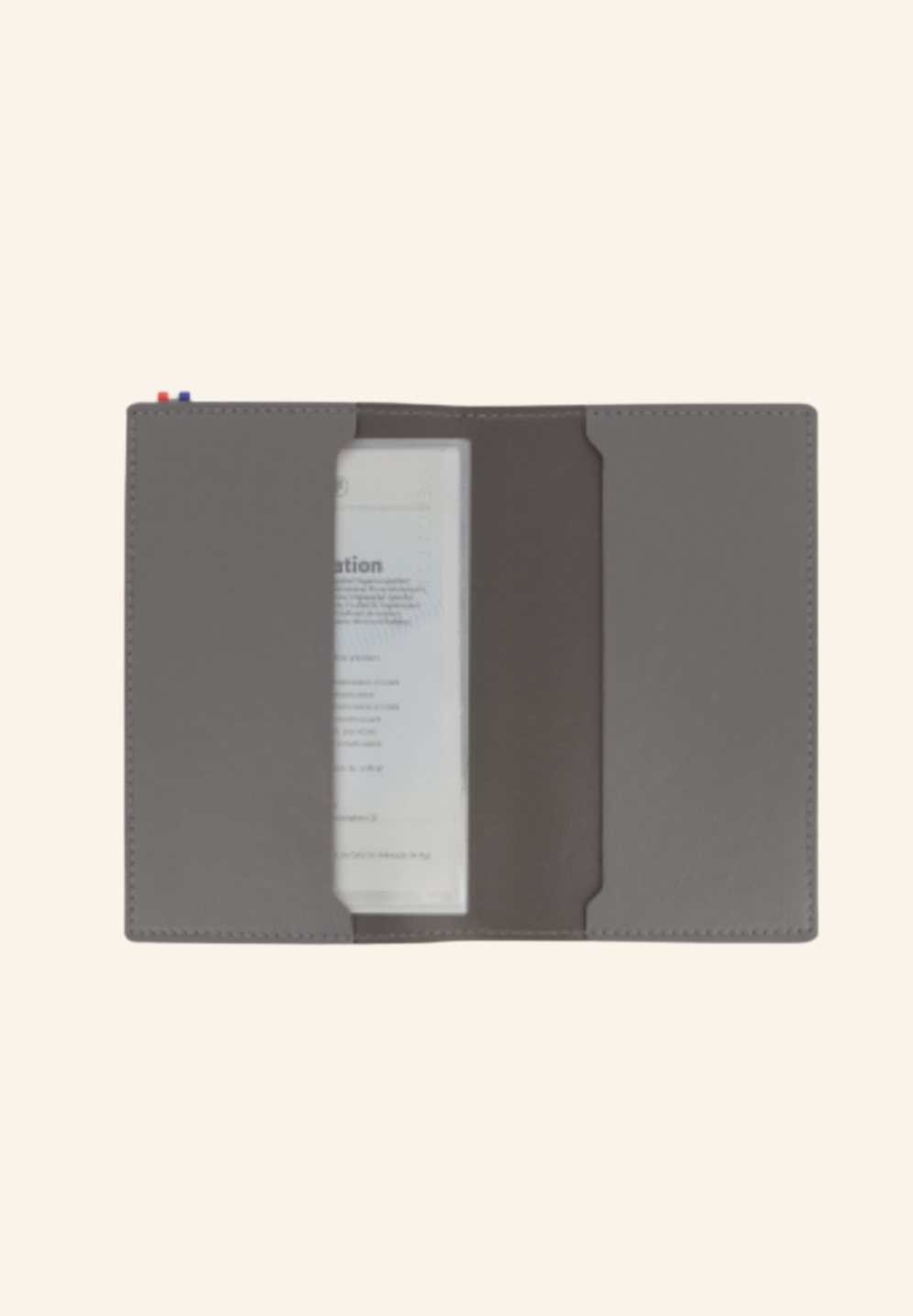 PORTE CARTE GRISE COUTURE