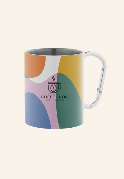Mug sublimation 300 ml acier inoxydable recyclé et aluminium recyclé Valentin